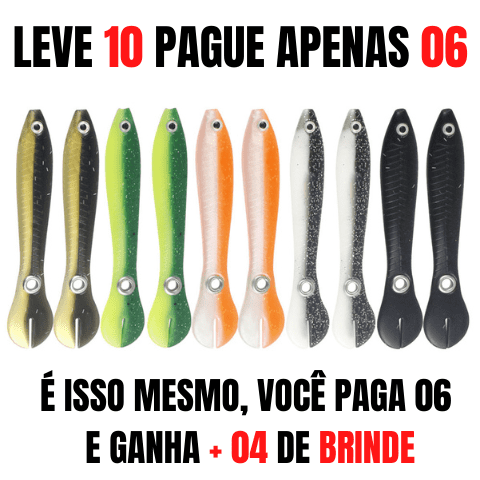 ISCA ARTIFICIAL REALISTA PESQUE MAIS - KITS PROMOCIONAIS