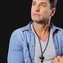 Crucifixo Sagrado em Obsidiana Negra - Arcana