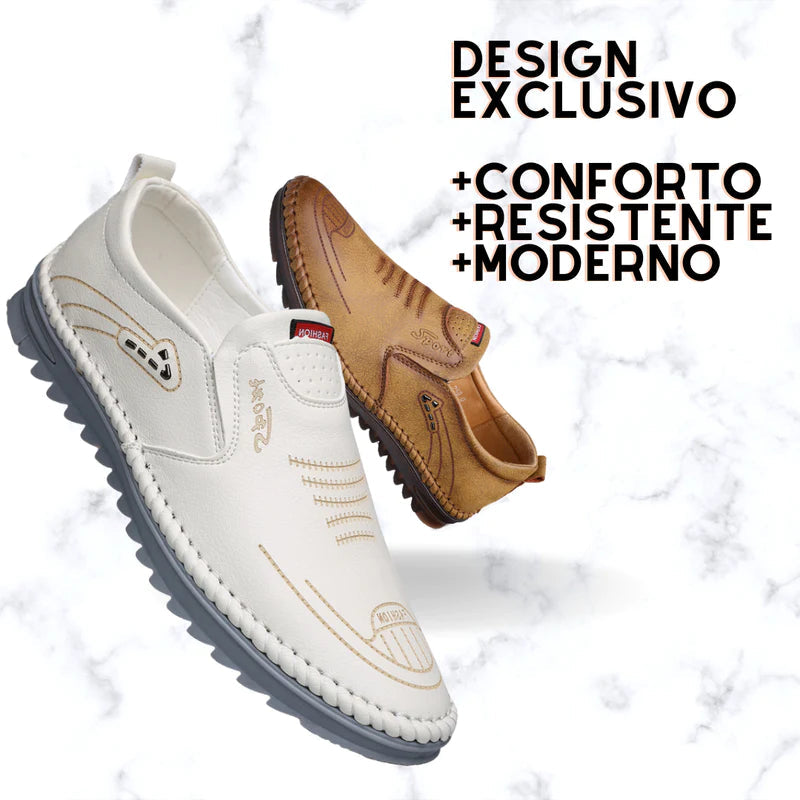 Sapato Mocassim Italian® 2023 - Indicado por Especialistas- Frete grátis Hoje